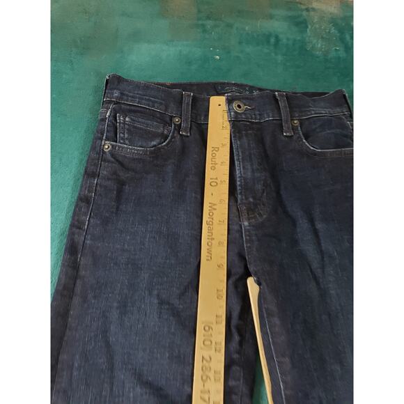 Lucky Brand Jeans Size 2 Womens Blue Stretch Mid Rise Olivia Flared Wide Leg - Picture 7 of 13